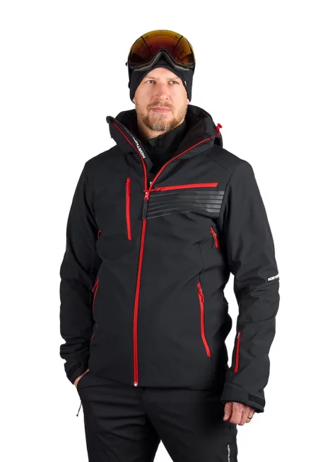 Зимно ски яке Bartalan с изолация Softshell - Червен/Черен