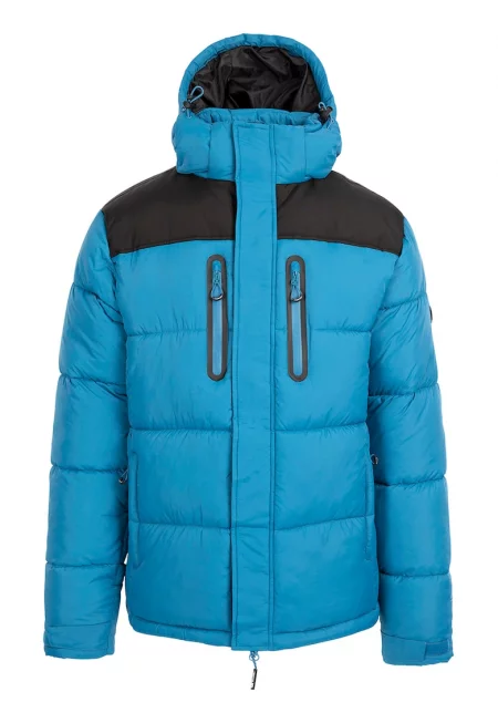 Зимно ватирано яке Parkstone с качулка - Тюркоаз