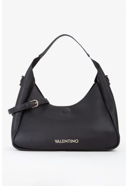 Чанта през рамо с лого - Черен