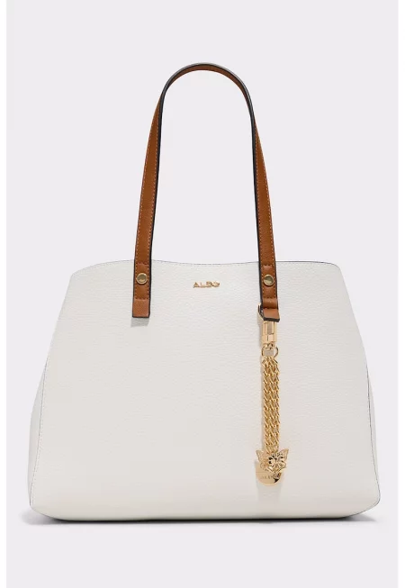 Чанта за рамо от еко кожа с отделящ се аксесоар