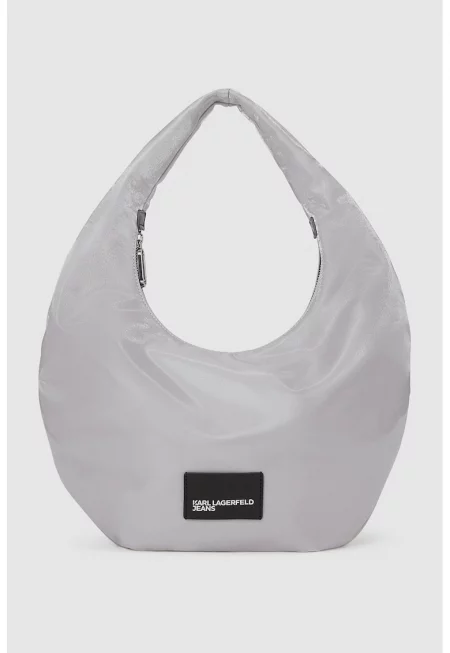 Чанта за рамо от текстил с лого