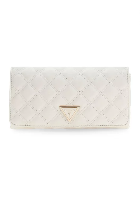 Чанта за рамо с отделяща се презрамка - Мръснобял