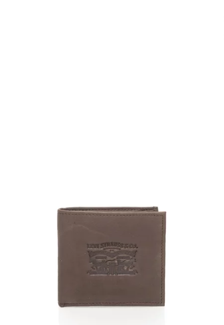 Coffee Brown Nubuck Leather Wallet