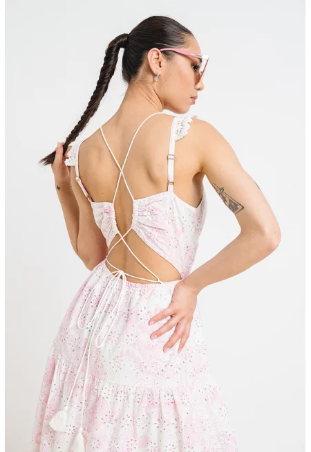 Дълга рокля Palma с шпиц и отвори