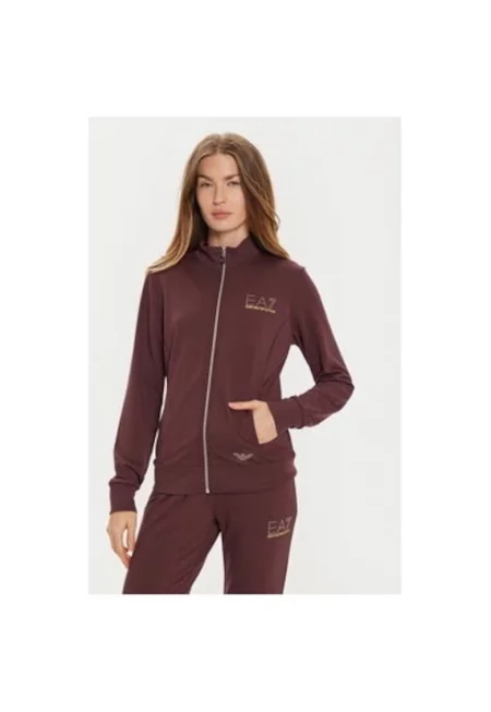 Дамска блуза - Emporio Armani  303962753 - Полиестер/Вискоза - Кафяв - Кафяв