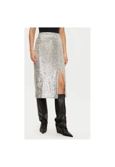 Дамска пола -  304485732 - Полиестер - Сребрист