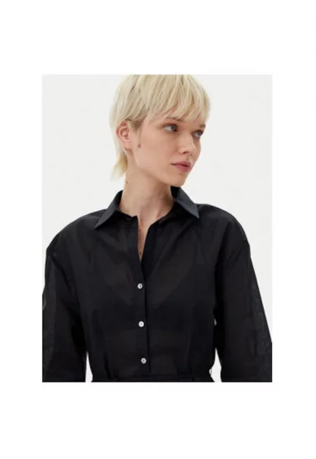 Дамска риза  A1W46006 - Памук - Черен - Черен