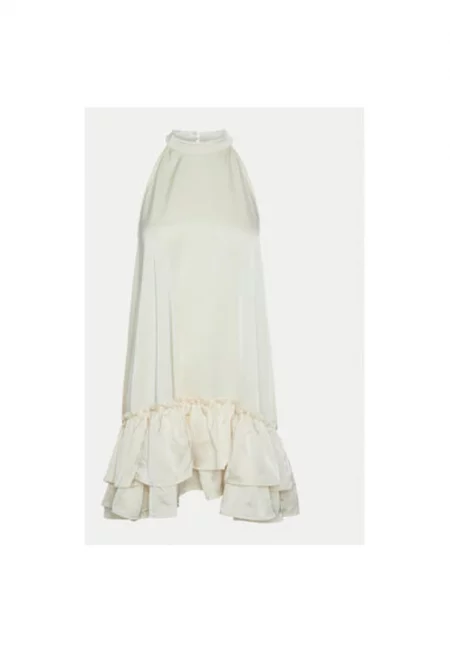 Дамска рокля -  304732324 - Полиестер - Бежов - Бежов