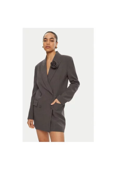 Дамска рокля - Бардо - 304921315 - Сива - Сив