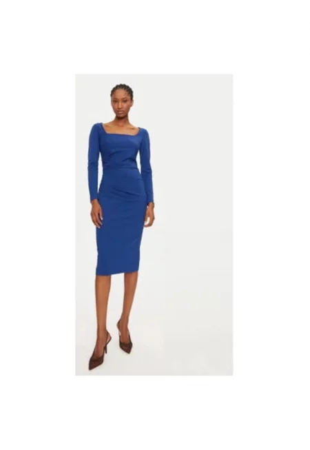 Дамска рокля - Ринасименто - 304917585 - Полиестер - Син