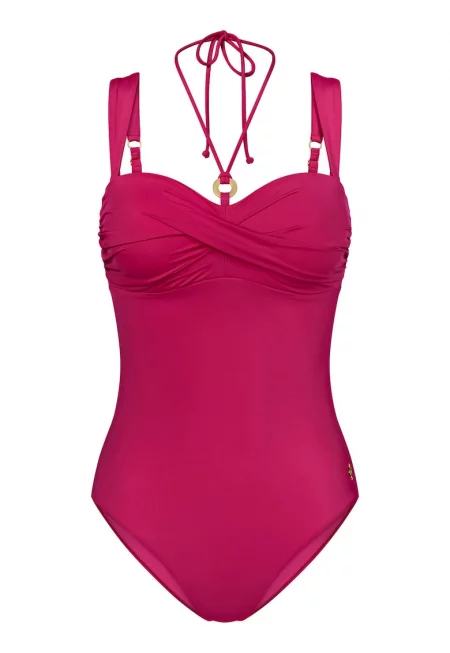 Дамски бански костюм  10222234 - Полиамид/Еластан - Розов - Розово