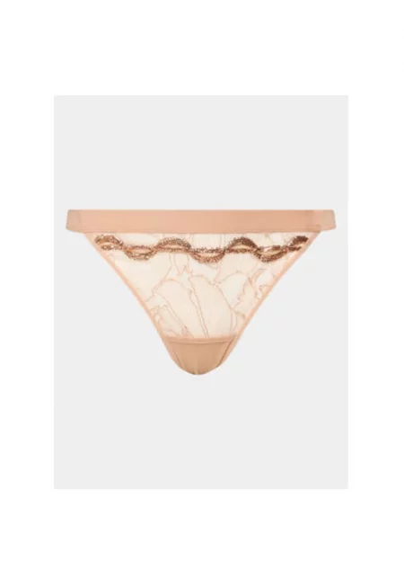 Дамски бикини -  303815028 - Найлон/Еластан - Бежов - Бежов