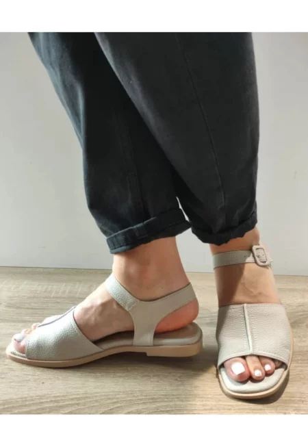 Дамски ежедневни сандали  60031A 52-N Светлосиви - Сив