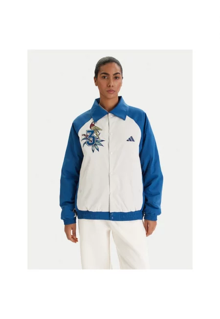 Дамски спортен суичър -  рециклиран полиестер - син