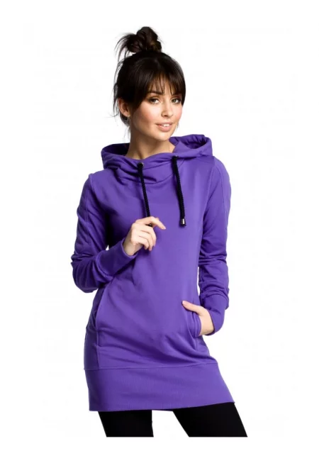 Дамски суичър Памук/Еластан - Лилав