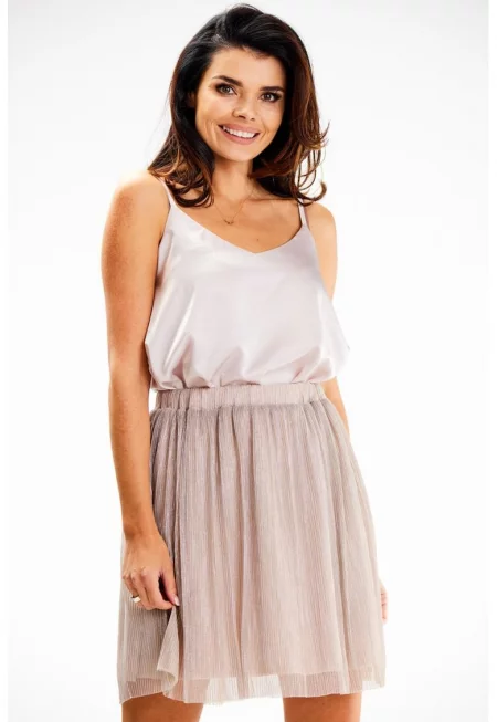 Елегантна къса пола A631