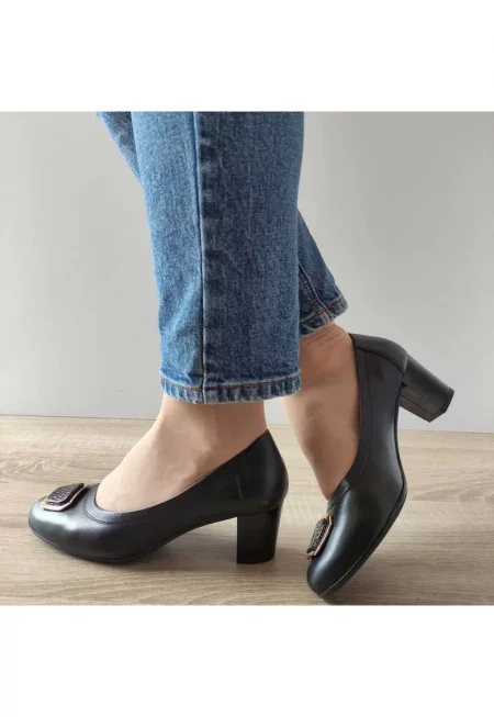 Елегантни дамски обувки  1642 2198 2745 Черни - Черни - Черен