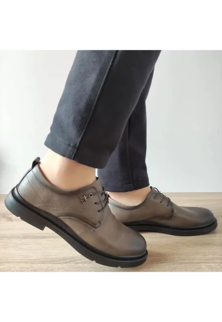 Ежедневни мъжки обувки  86558 Сиво - Сиво