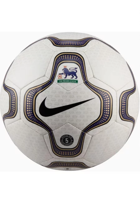 Футболна топка  Premier League Heritage Geo Merlin - Размер 5 - Бял