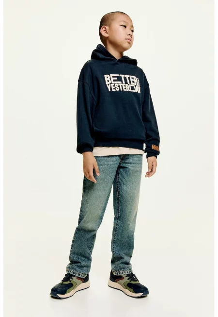 Худи с надпис отпред