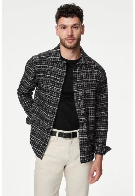 Кариран шакет с джобове