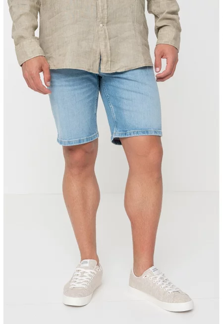 Къси дънки - Светлосин