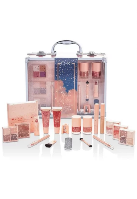 Комплект гримове -  Q-KI You Are a Star Vanity Подаръчен комплект - 19 продукта
