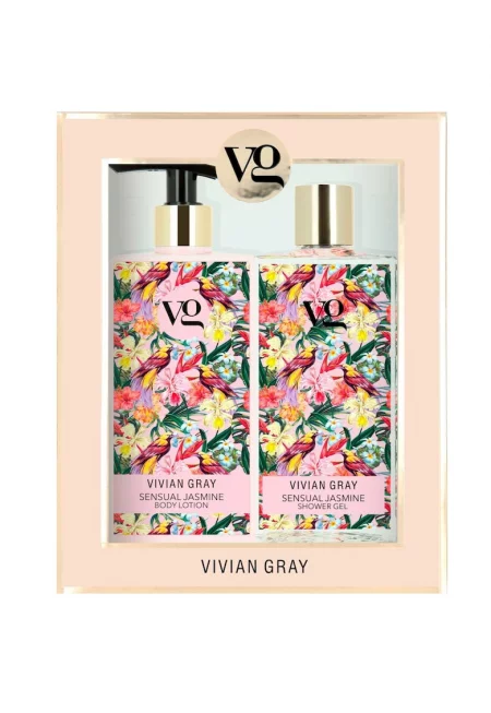 Комплект за тяло Vivian Grey Лосион Sensual Jasmine - 350 ml душ гел - 350 ml