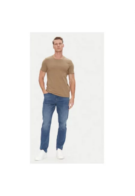 Мъжка тениска  10019367 30045665 - Памук - Кафяв