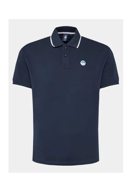 Мъжка тениска -  188 - тъмносиньо - памук