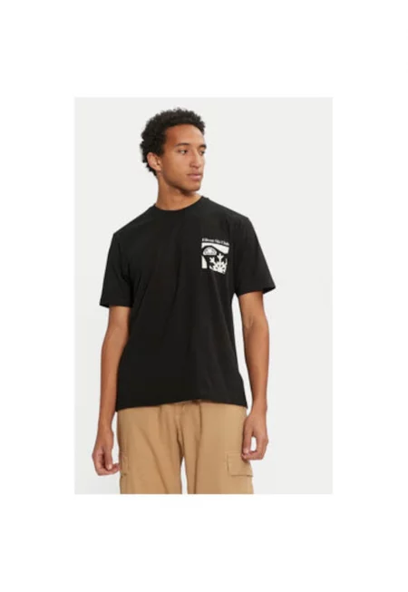 Мъжка тениска -  304636578 - Памук - Черен - Черен
