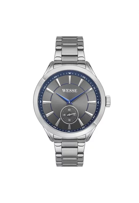 Мъжки часовник -  WWG207501 - 44мм - метална каишка - водоустойчив 5 ATM - сребрист