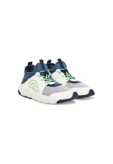 Мъжки спортни обувки - 5400154A -  Текстил - Тъмносин