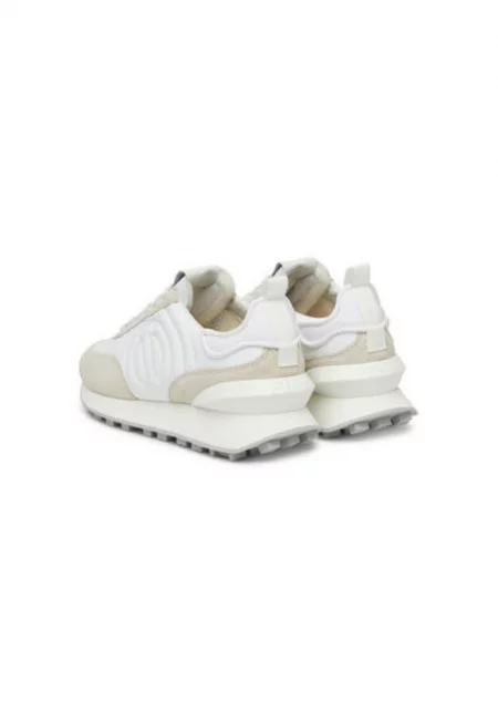 Мъжки спортни обувки - IU17280J IU1728 -  Естествена кожа - Бежов