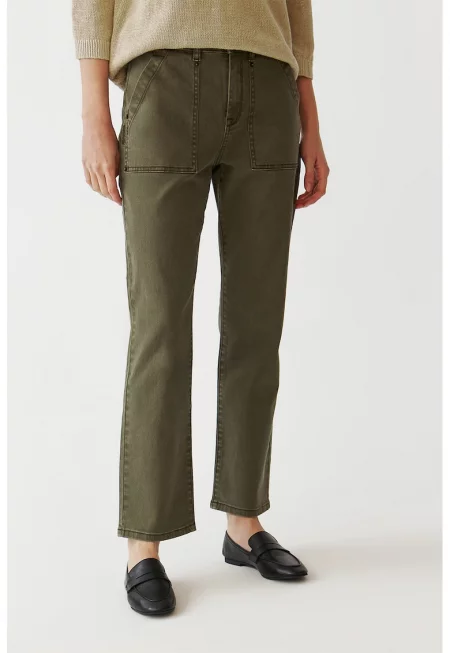 Панталон Mero над глезена - Папратово зелено