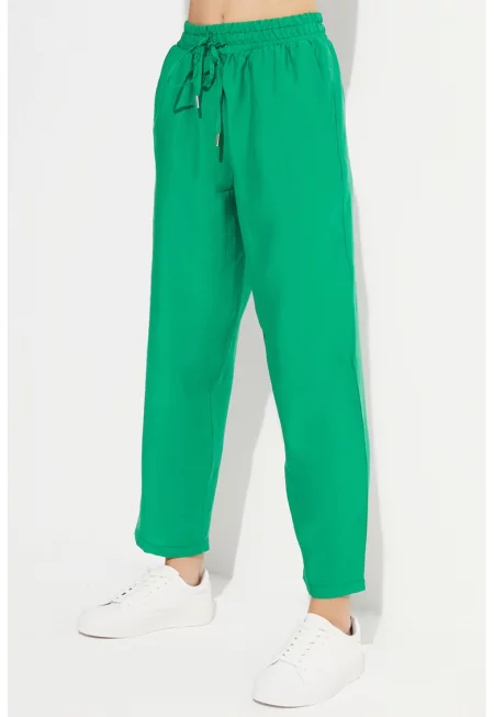 Панталон с модал - Зелен