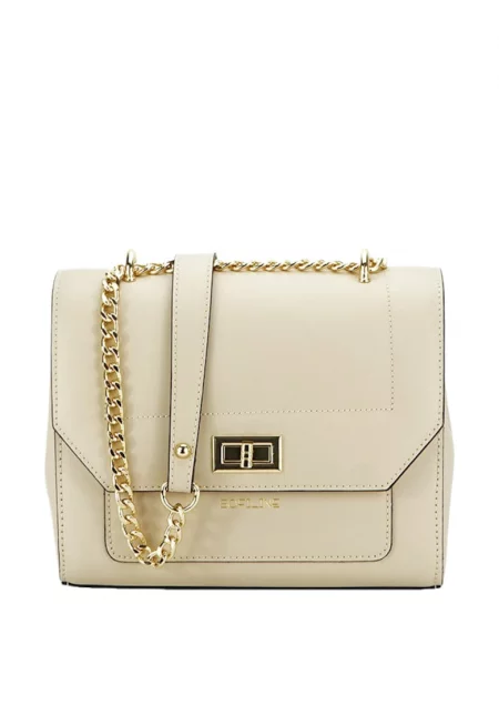 Премиум чанта от естествена кожа 8925 123 Крем 15278