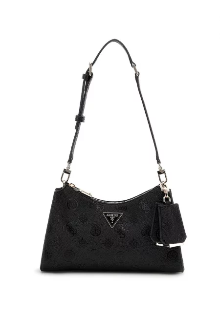 Ръчна чанта от еко кожа с метално лого