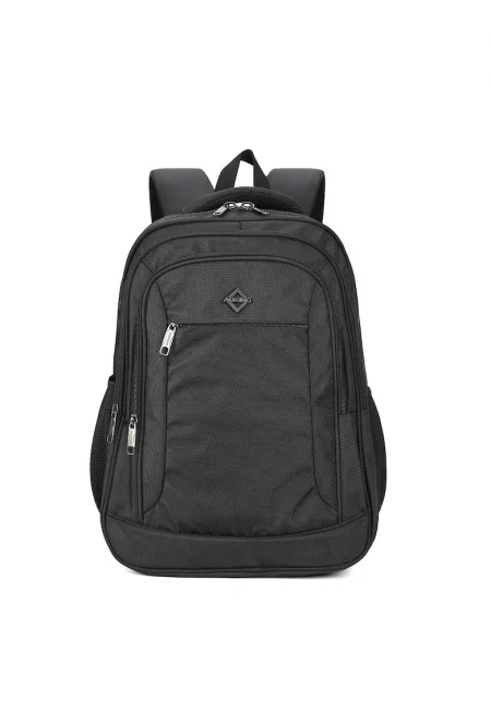 Раница с джобове и регулируеми презрамки - Черен