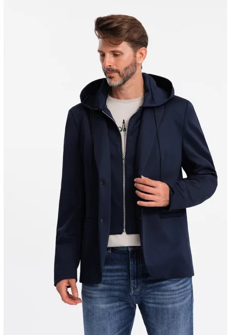 Сако с качулка