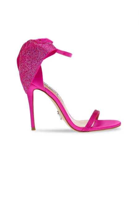 Сандали с панделка - Фуксия