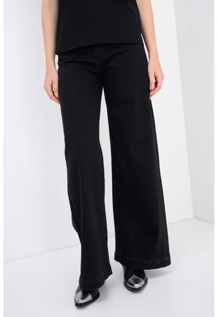 Широки дънки Bellagio - Черен