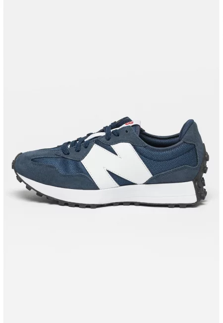 Спортни обувки 327 с кожа - Тъмносин