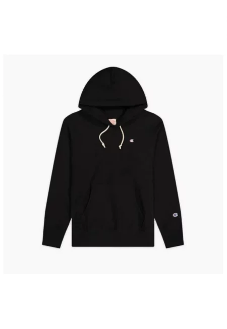 Суичър с качулка -  Памук - Черен - Черен