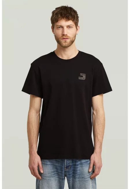 Тениска от органичен памук с овално деколте