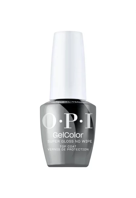 Топ лак  Gel Color Super Gloss No Wipe Top Coat без лепкав слой за полуперманентен лак за нокти - Веган - HEMA-free - 15 мл