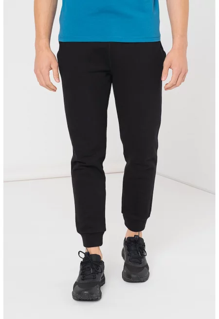 Тренировъчен панталон с регулируема талия - Избеляло черно