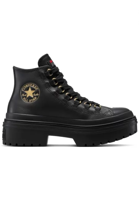 Унисекс спортни обувки  Chuck Taylor All Star Lugged Heel Platform Waterproof Leather - Черен
