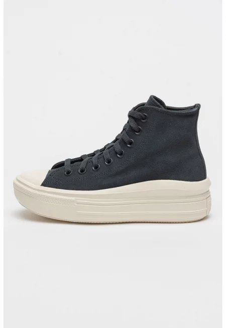 Велурени кецове Chuck Taylor All Star с висок профил