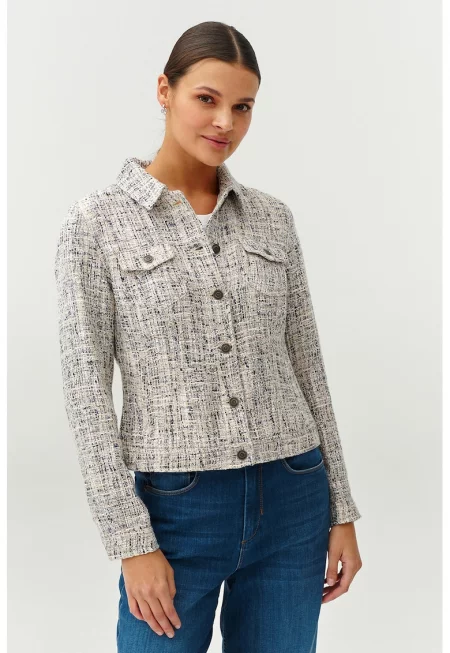 Яке Beska с остра яка - Сив/Бежов